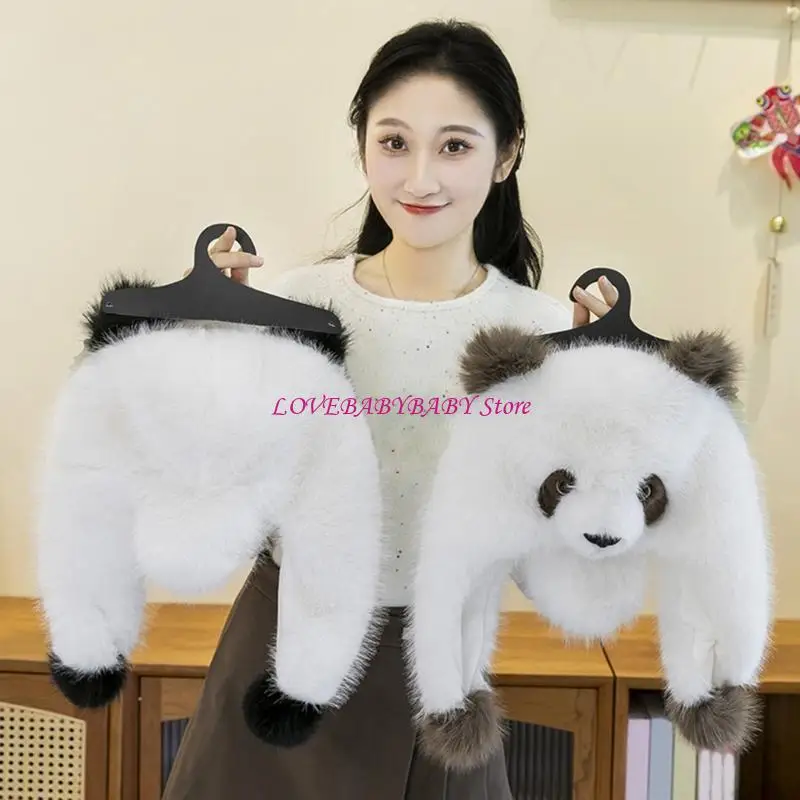 Plush Panda Hat Cartoon Cartoon Caps Caps Cold Resistant Roattan