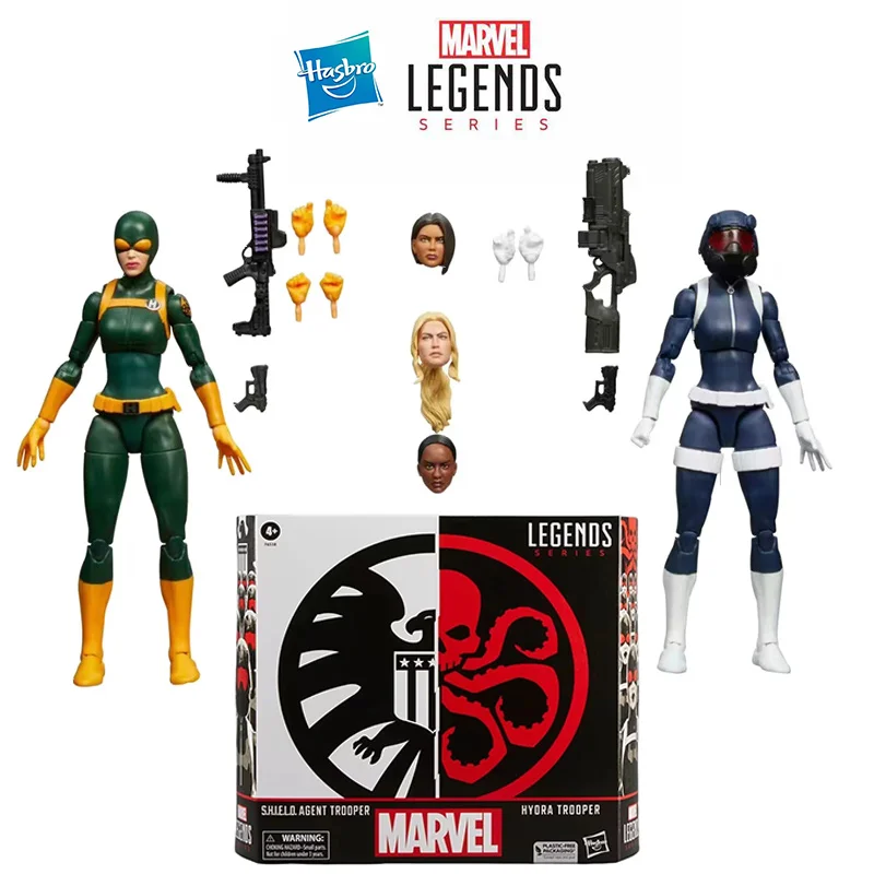 Hasbro Marvel Legends Shield Agent Trooper VS Hydra Trooper 16Cm Original Action Figure Model Toy Birthday Gift Collection