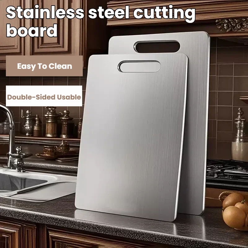 Cutting board mildew-proof household stainless steel double-sided adhesive chopping board kitchen special chopping board