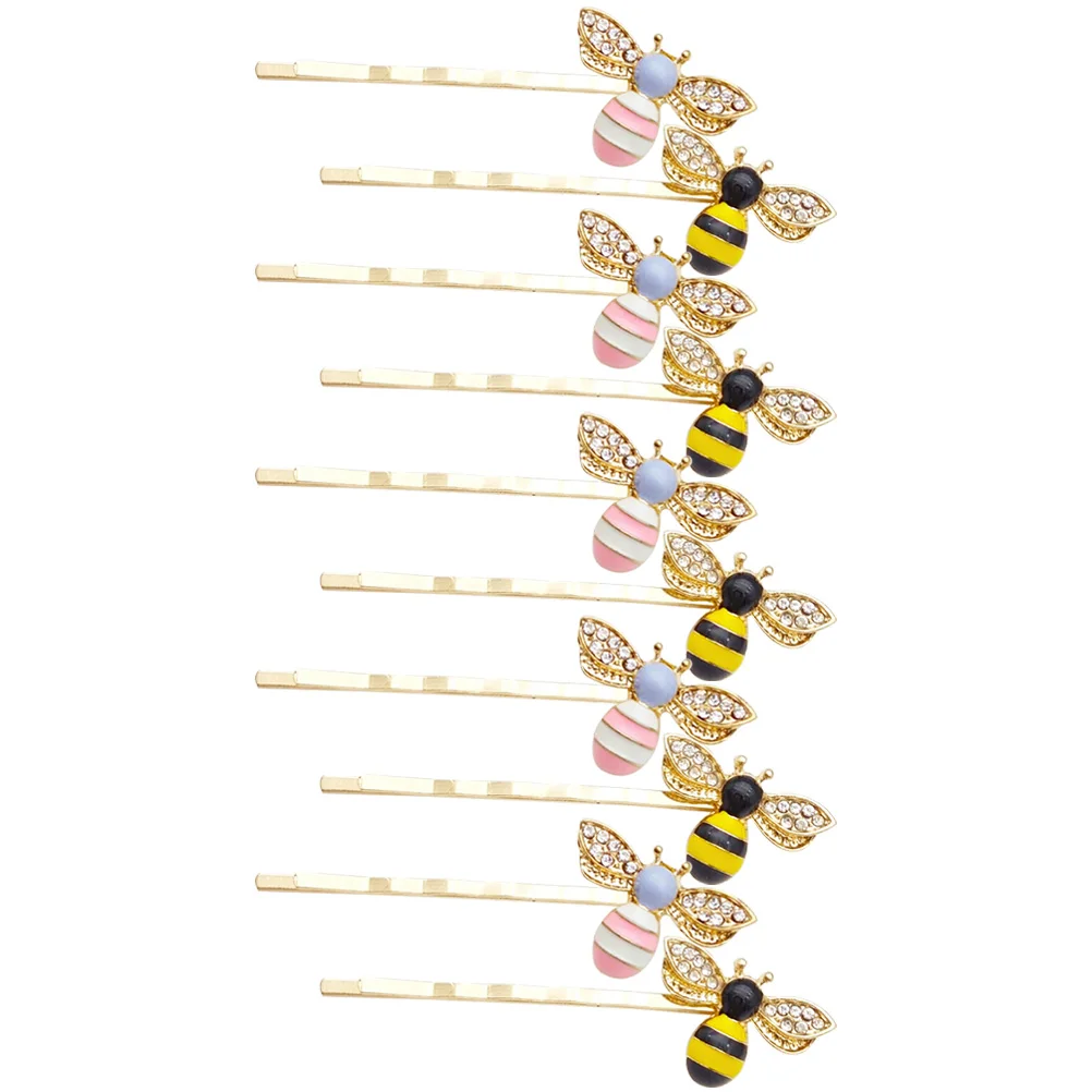 

10pcs Hairpins Cute Accessories for Women Girls Alloy Decorative Bobby Pins Metal Bobby Pins Decorative Barrettes Hair Tools