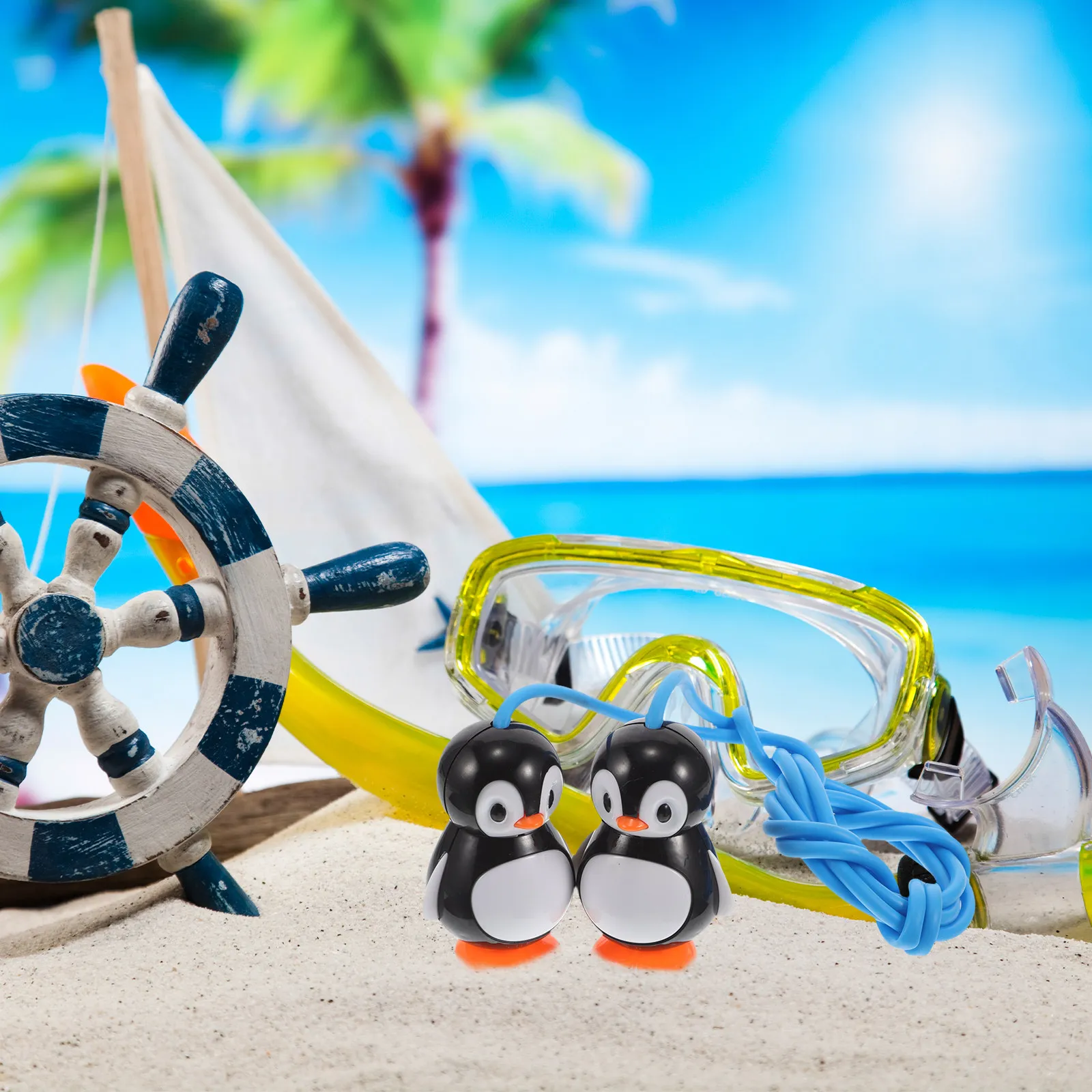 2Pcs Kids Penguin Diving Swim Set Pool Swimming Accessories Fun Water Game Swimming Pool Toys