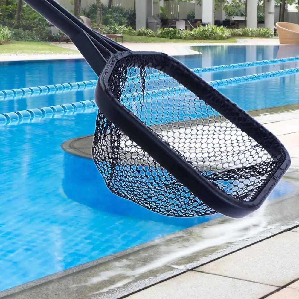 Net Swimming Pool Catcher Mesh Leaf Rake Mesh Professional Tool Leaf Skimmer Net Salvage Net Pool Skimmer Pool Cleaning Net