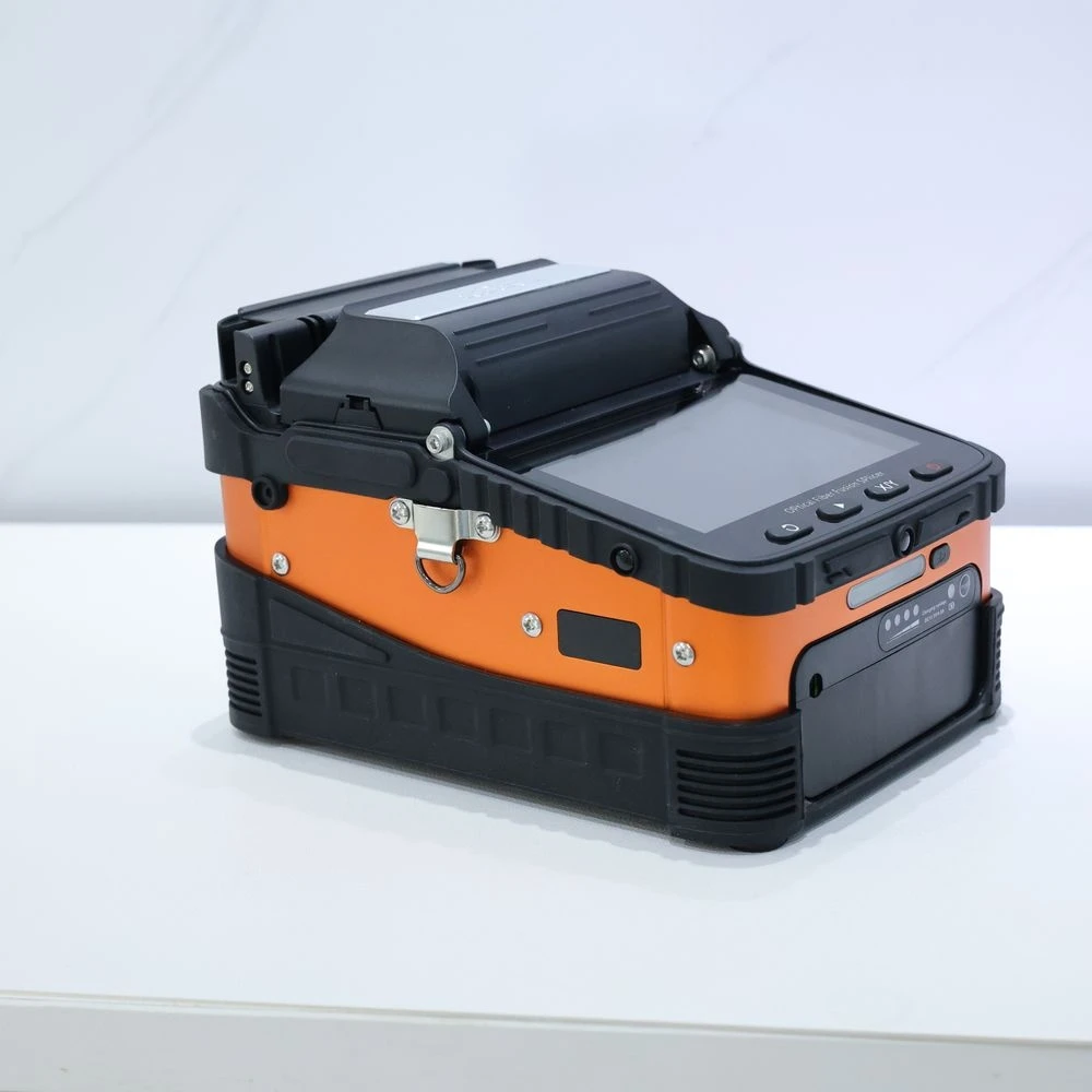 AI-5 entièrement automatique intelligent épisseuse de fusion de fibres optiques six moteur arc tronc câble de fibres optiques machine de soudage par fusion