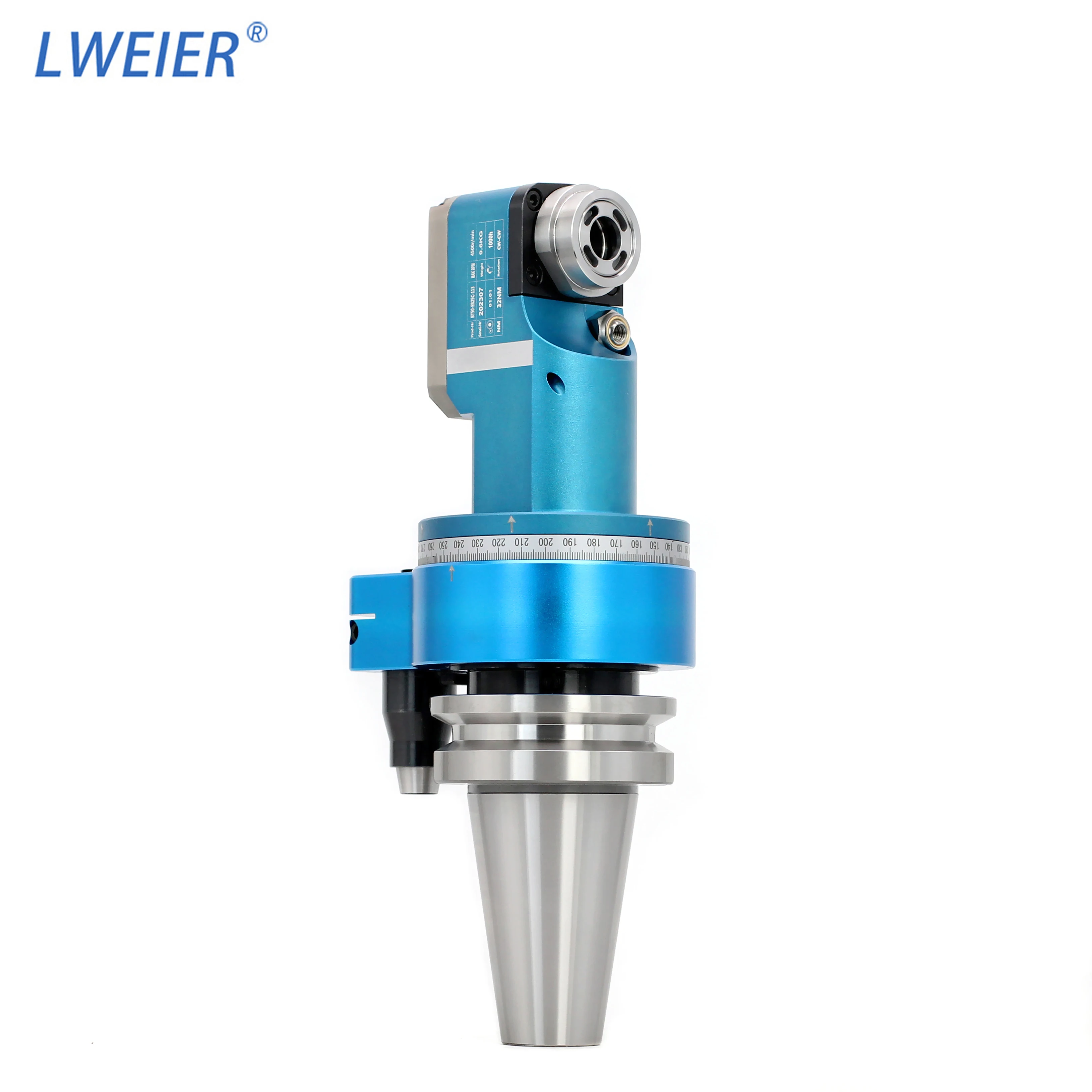 Side Milling Angle Head With Internal Cooling And External Cooling, Center Outlet With 90 Degree Right Angle Milling Head