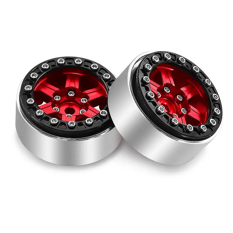 37 * 16mm 1/18 TRX4M SCX24 FMS Ascent-18 1.3인치 휠 허브 등반용 자동차 금속 휠 허브에 적합