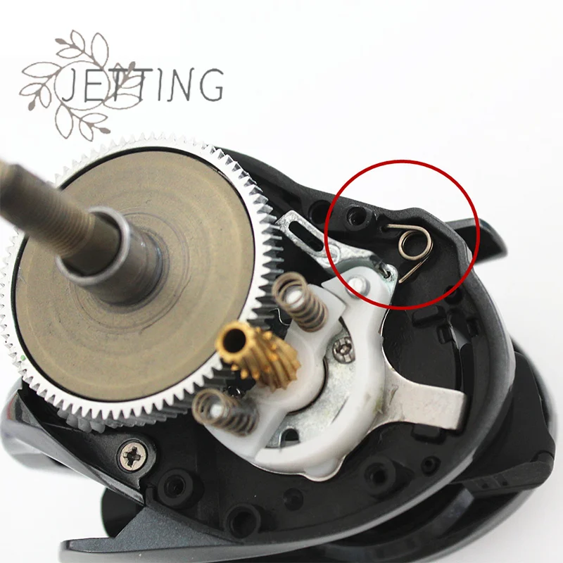 HOT Stoper Spring Drag Washer Retainer Baitcasting Reel Cluch Cam Kick Lever Spring Side Cover Clamping Parts Of Bearing