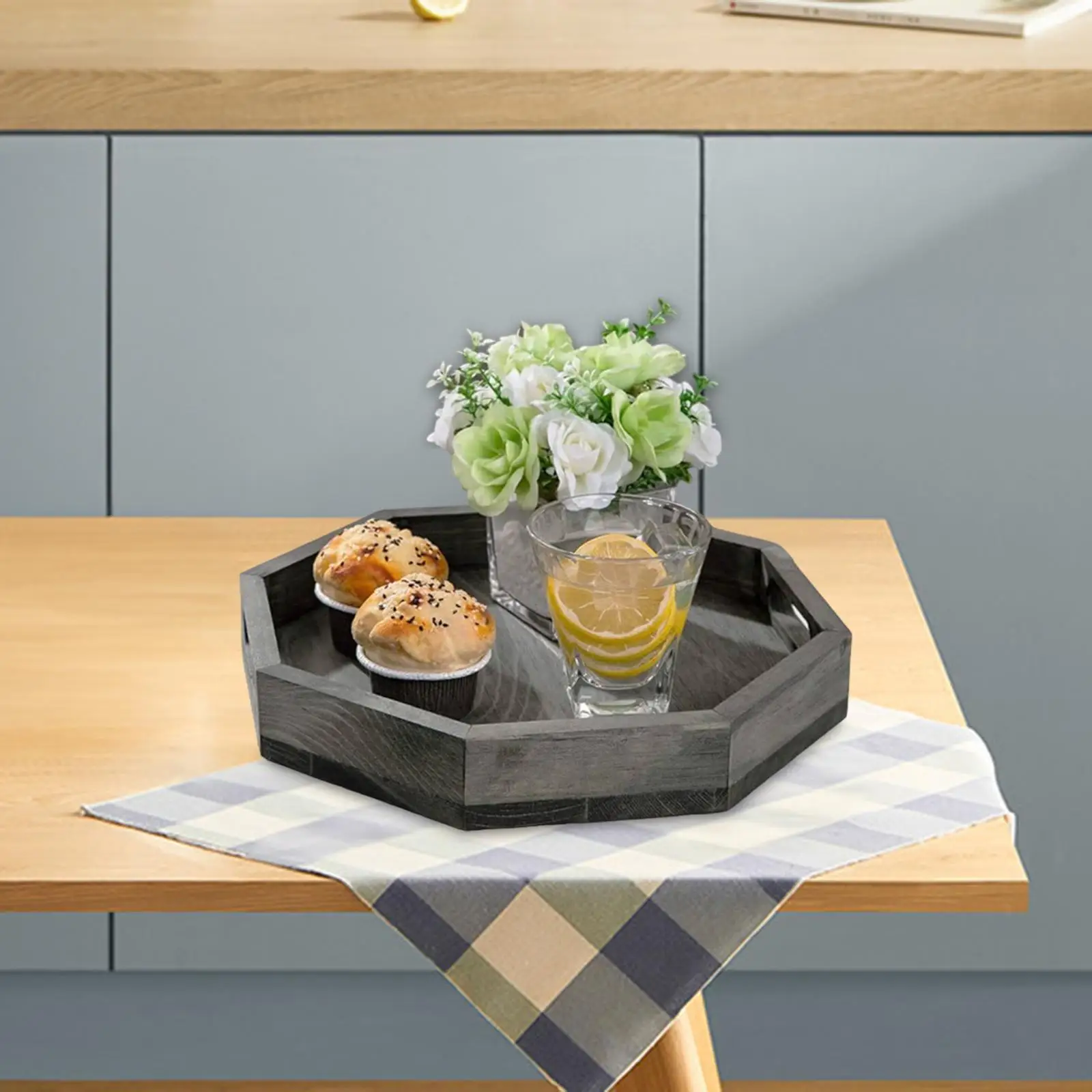 

Восьмиугольный поднос для сервировки 12-дюймовый стол для витрины торта, центральная основа, тарелка с фруктами