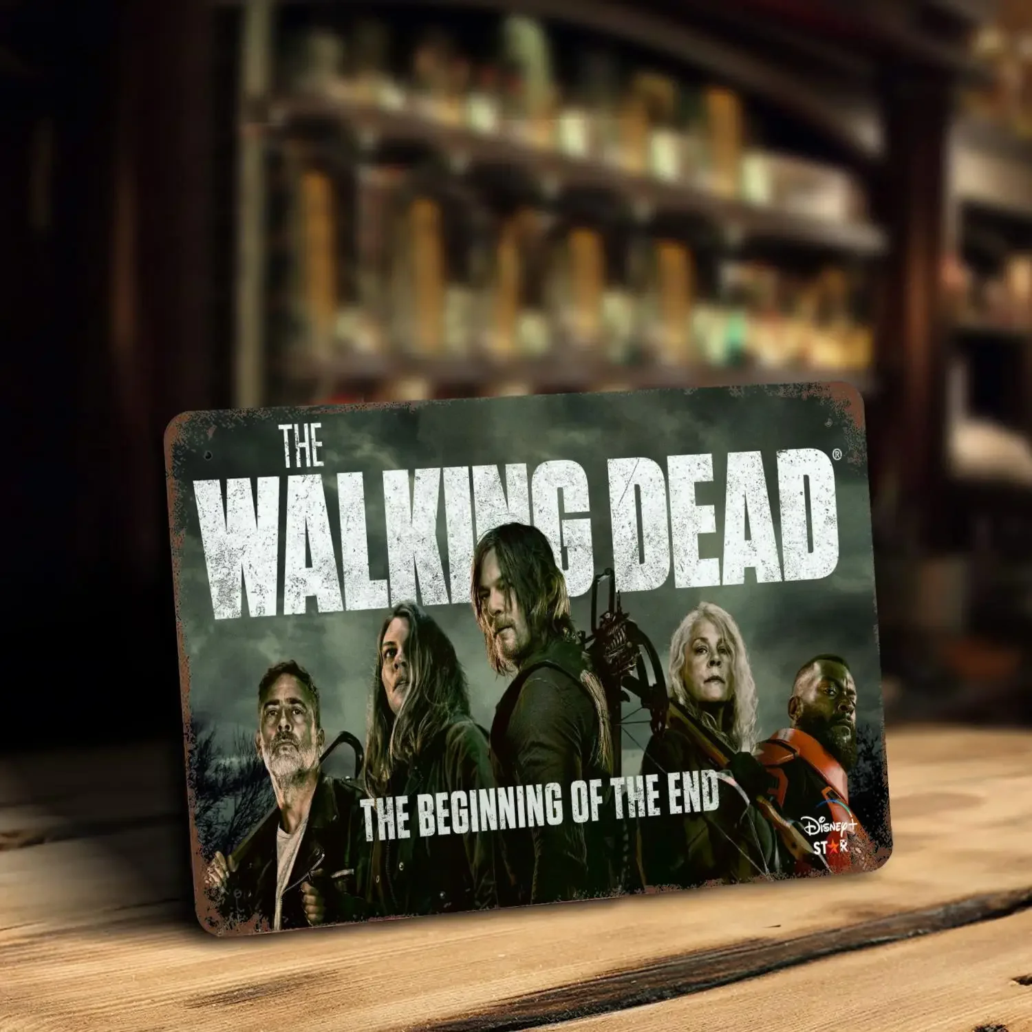 the walking dead Metal Signs wall decor Vintage Tin Signs Captain Metal Poster Decor for Bar Pub Club Wall Decoration