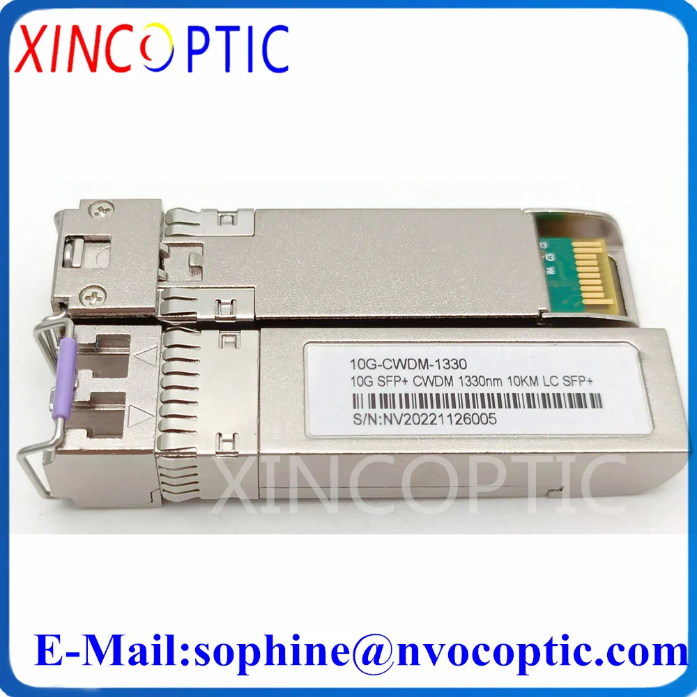 Imagem -03 - Módulo do Transceptor do Sfp Mais para o Interruptor 10g 10km 1490nm Cwdm 10gbps 14701570nm Fpb Dom Duplex lc Smf Fibra Ótica para o Interruptor