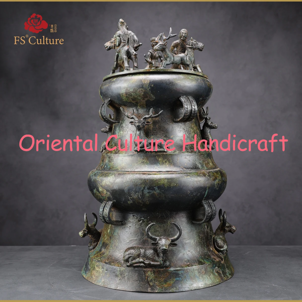 

Bronze Ware Of Ethnic Minorities During The Zhou Dynasty In Ancient China,Handicrafts, Ornaments, High-End Cultural Gifts