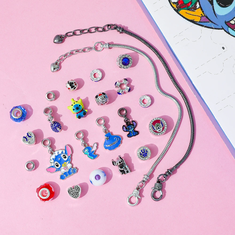 ファッションディズニー漫画映画リロ＆スティッチDIYクリエイティブステッチエナメルペンダントブラインドボックスアクセサリーパーソナリティトイギフト女の子向け