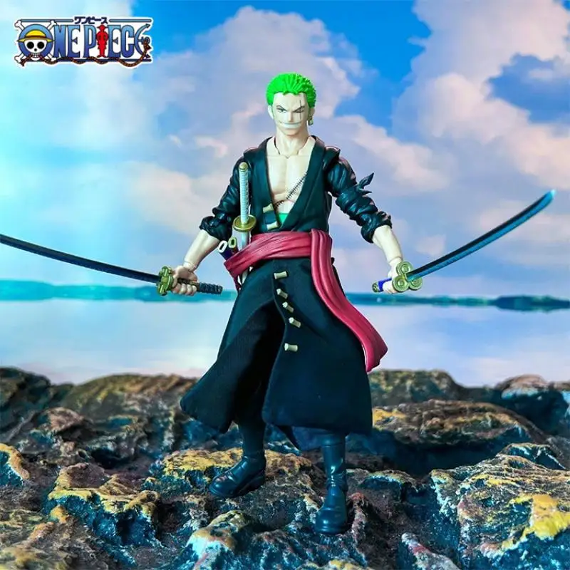 

One Piece Shf Anime Series Roronoa Zoro Handmade Black Skirt Suitable for 1/12 Size Movable Humanoid Toy Gift No Model