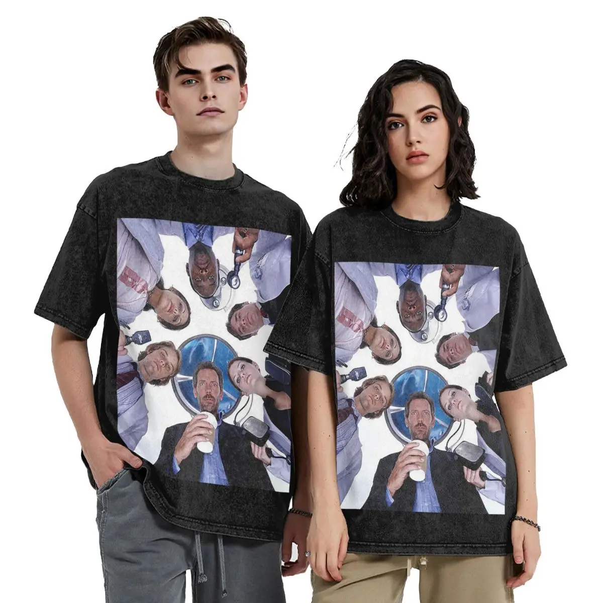 

House MD TV Show Хип-хоп футболки с короткими рукавами мытые топы футболки уличная футболка Harajuku для мужчин и женщин