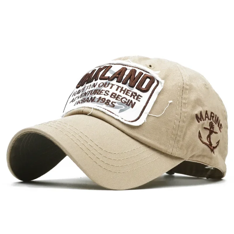 Gorra de béisbol con bordado de letras para hombre y mujer, gorro Snapback de algodón para deportes al aire libre, ajustable, Unisex, Verano