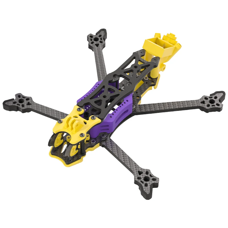 EVA5Pro 5-Inch Carbon Fiber FPV Drone Frame KIT - DJI O3/O4/Vista Compatible,152g Lightweight (XH/DC Models),For FPV DIT Parts