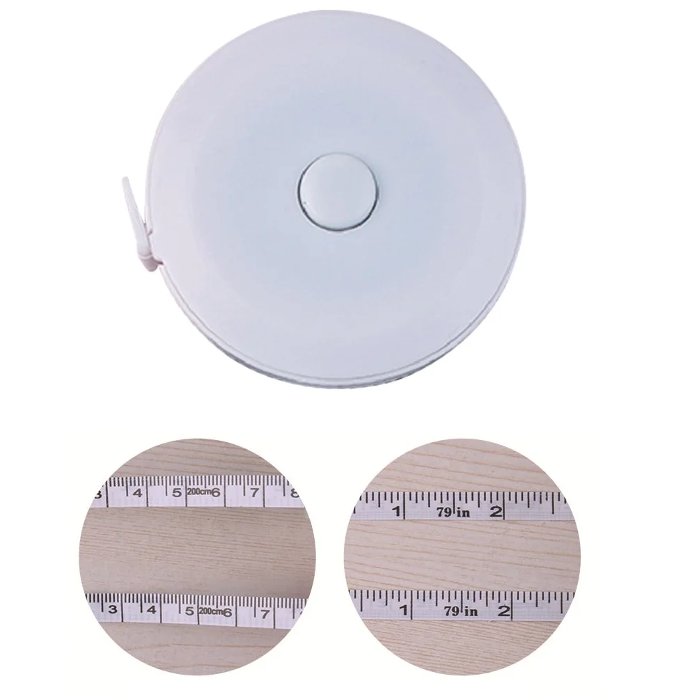 1.5M/2M Soft Sewing Tailor Tape Measure Retractable Scale Measuring Meter Plastic Tape Body Measurement Centimeter images - 6