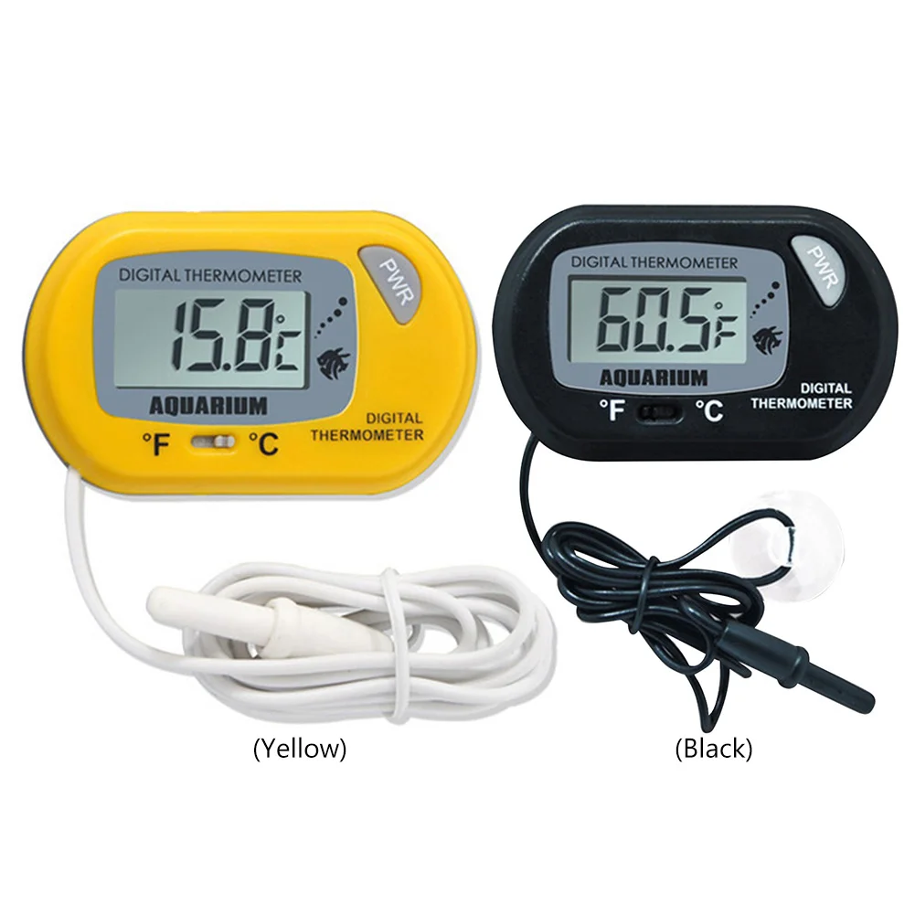 

Aquarium Thermometer Suction Cup Aquarium Temperature Water Meter High Precision Aquarium Temp Detector Pet Supplies