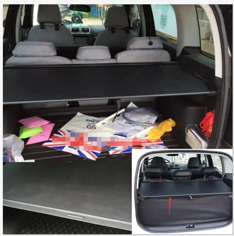 

Rear Trunk Security Shield Cargo Cover For Skoda yeti 2014--2019 High Quality Auto Accessories