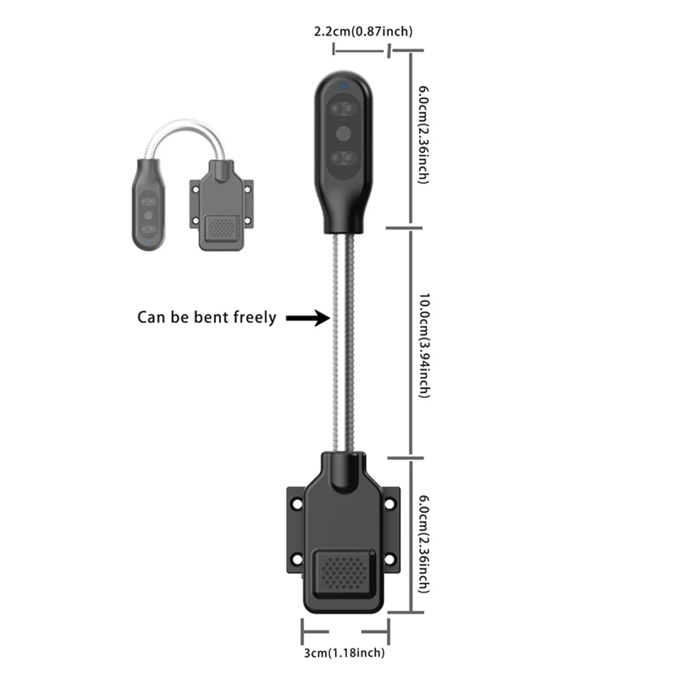 Mini-Kamera HD 1080P, kabellose versteckte Kamera mit Nachtsicht, Körperpanzerung, Überwachungsvideorecord