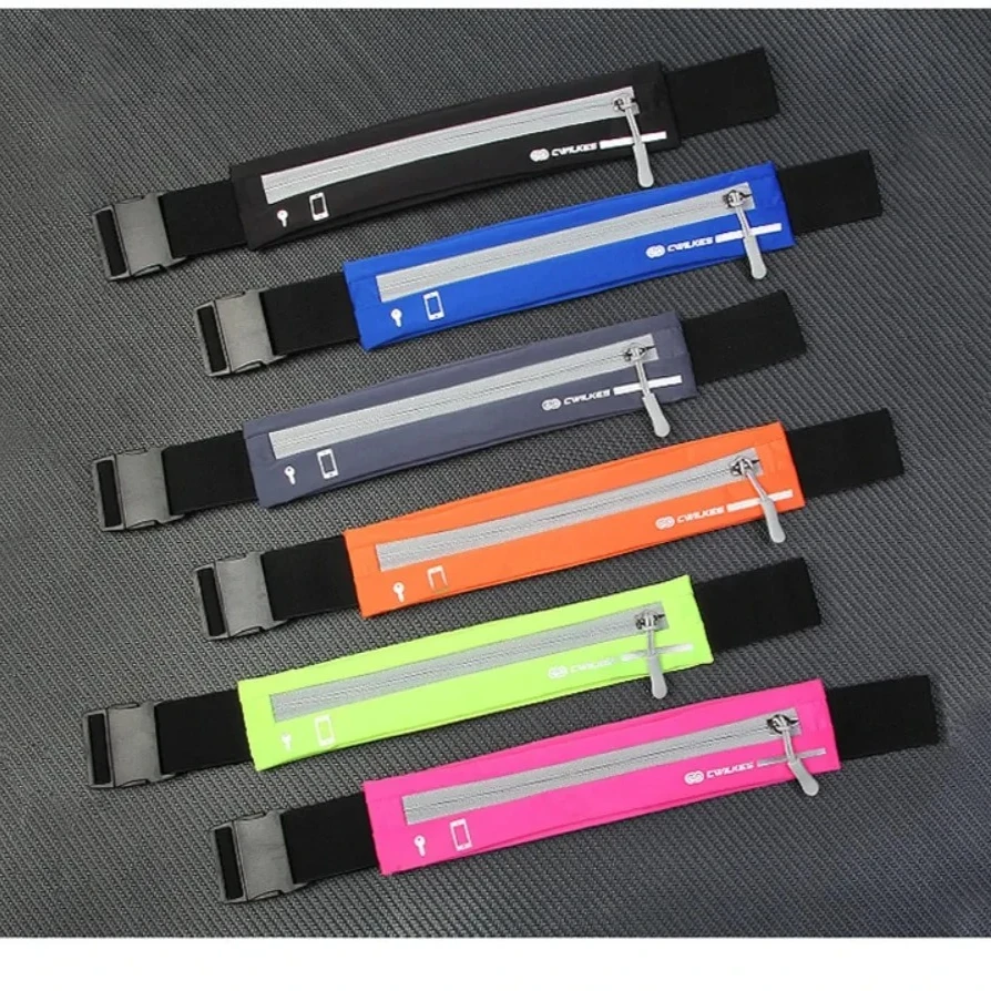 Bolsas de cintura para correr para mujer, deportivas, impermeables, para dinero, soporte para teléfono, trotar, entrenamiento, cinturón para llaves, accesorios para bicicleta, bolsas