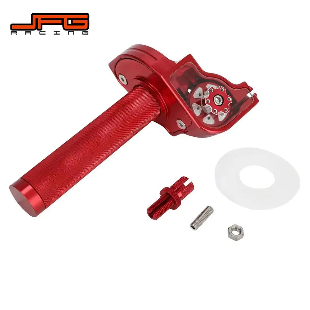 Puño de acelerador universal de aluminio CNC de 7/8'' (22mm) para motocicleta, manillar de motocross, piezas de motocicleta