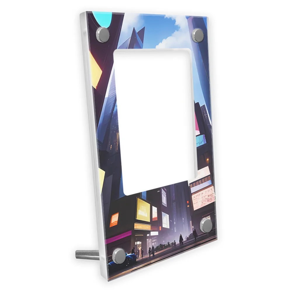 

Pokemon S10B Anime Sr Mewtwo V Card Extended Art Display Case Collection Card Extended Painting Psa Display Rack Excluding Card