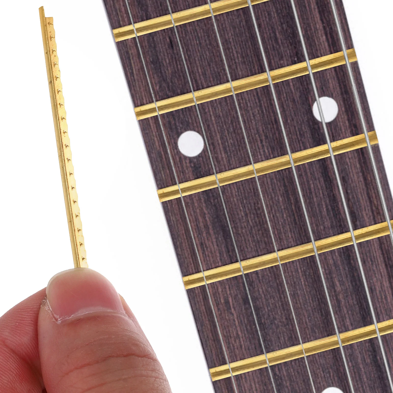

19Pcs Guitar Brass Fret Wire Replacement Acoustic Classical Electric Guitar Fingerboard Accessories Upgrade Fretboard Frets