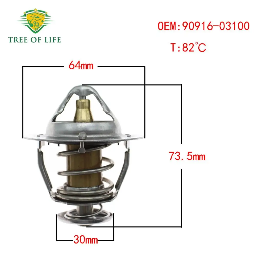 90916-03100 9091603100 Engine Thermostat For LEXUS GS400 GS430 GX470 LS400 LS430 LX470 SC400 SC430 TOYOTA 4RUNNER LAND CRUISER
