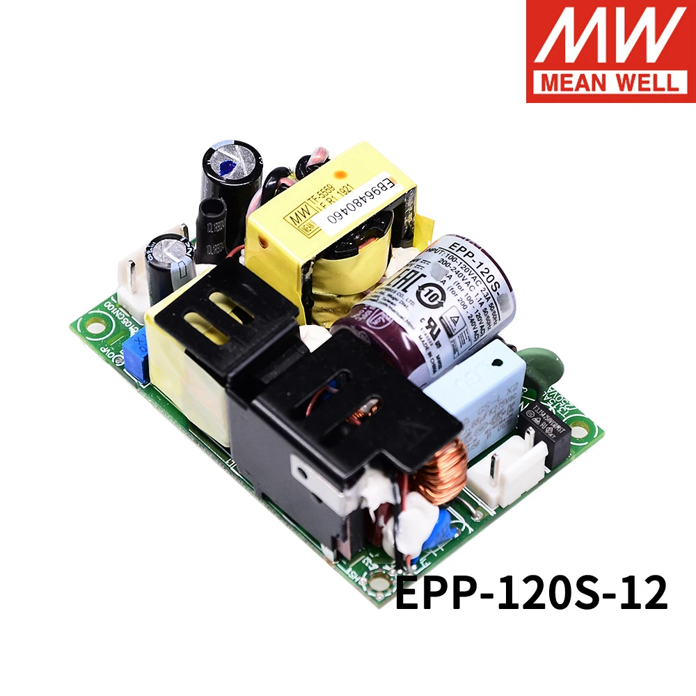 Original Mean Well EPP-120S-12 Meanwell 80-264V/113-370V AC TO DC 12V 9.5A 114W Compact Green Open Frame Switching Power Supply