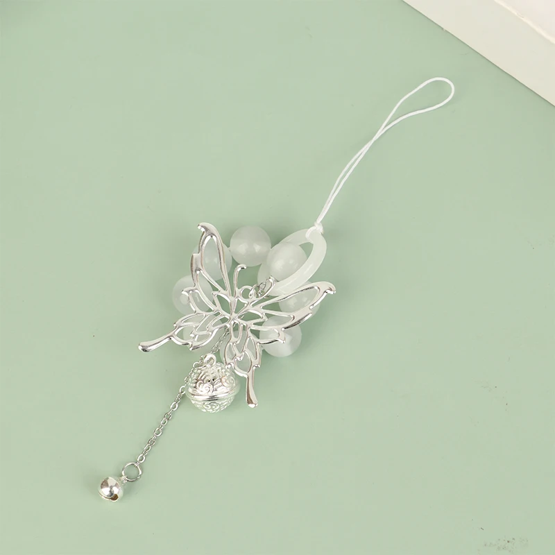 

Аниме Tian Guan Ci Fu брелок Xie Lian Косплей небо официальное благословение Бабочка бусины подвеска телефонная цепочка