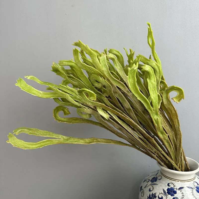 

60CM Artificial Epiphyllum Branch Ferns Plant Green Plants Staghorn Grass Accessaries for Flower Arrangement Simulated Flower