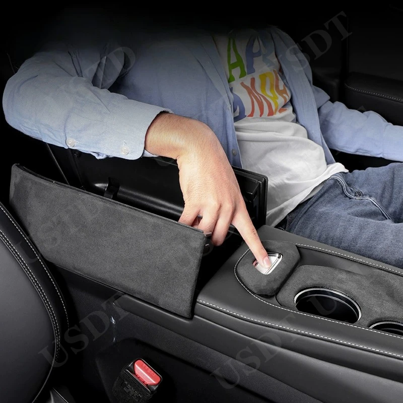 

TOP Suede Leather Interior Protection Cover for ZEEKR 001 2025 2024 2023 2022 Center Console Gear Panel Door Handles Strips