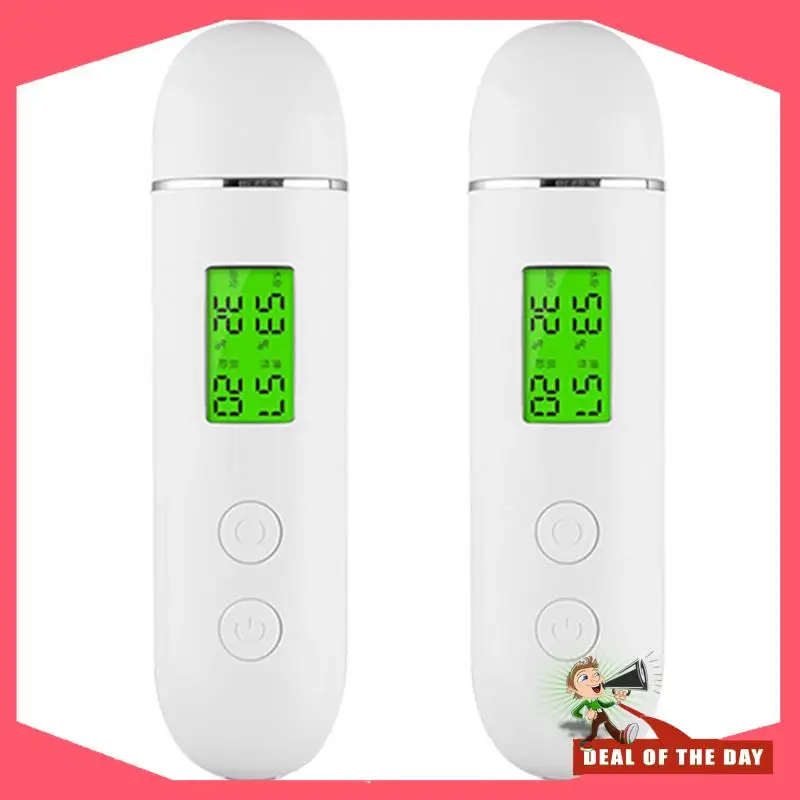 จัดส่งตลอด 24 ชั่วโมง 2X เครื่องทดสอบผิวหน้าความชื้นและน้ำมันในผิวเครื่องวิเคราะห์ผิวผิวแก้มยืดหยุ่นเครื่องวัดอายุผิว