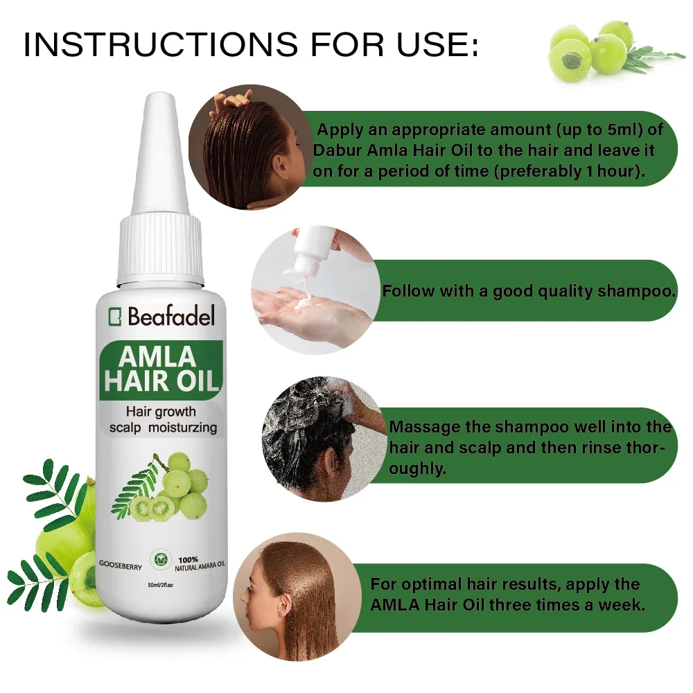 Ayurvedic Original India Adivasi Amla Hair Oil  Anti Hair Loss Scalp Treatment Damaged Hair Repair Growing 50ml view 5