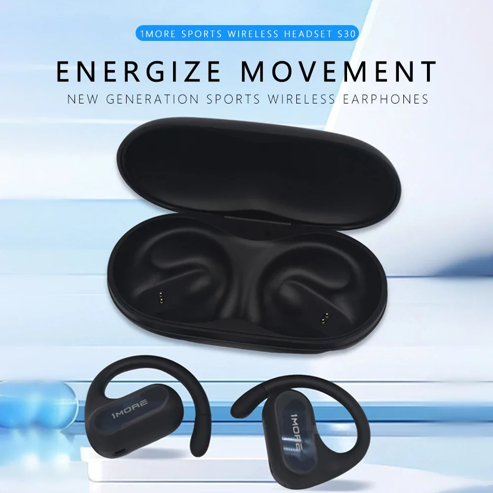 1 БОЛЬШЕ S30 FIT SE Open Earbuds Беспроводные спортивные наушники Bluetooth 5.3 14,2 мм DLC Динамическая игровая гарнитура с аккумулятором 30H и микрофоном 1 БОЛЬШЕ S30 FIT SE Open Earbuds Беспроводные спортивные наушники Bluetooth 5.3 14,2 мм DLC Динамическая игровая гарнитура с аккумулятором 30H и микрофоном