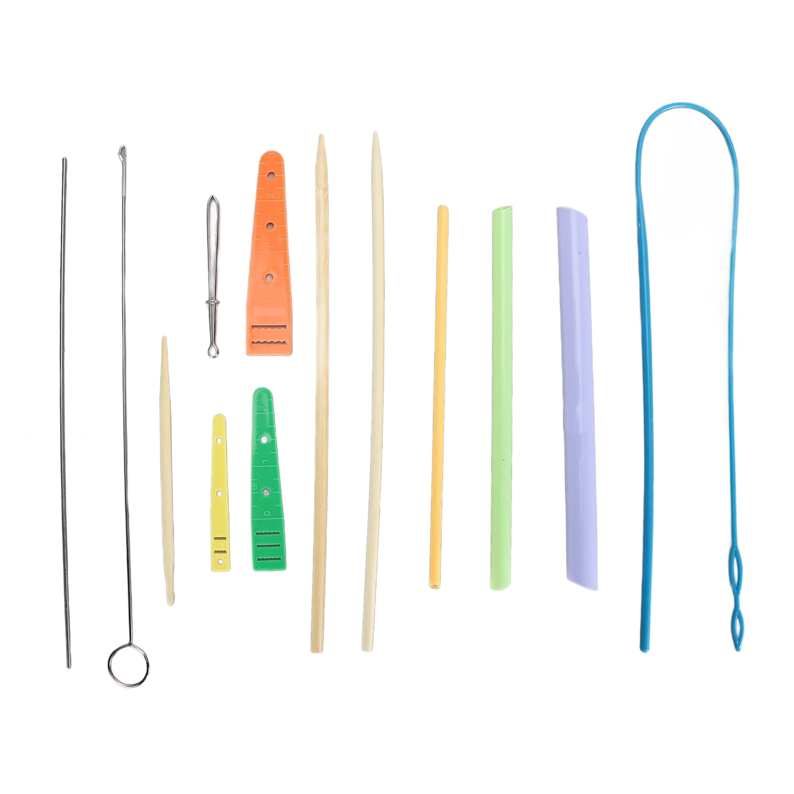 Fabric Tube Turning Threading Tool Elastic Drawstring Fabric Tube Turner Sewing Tools for DIY Bow Tie