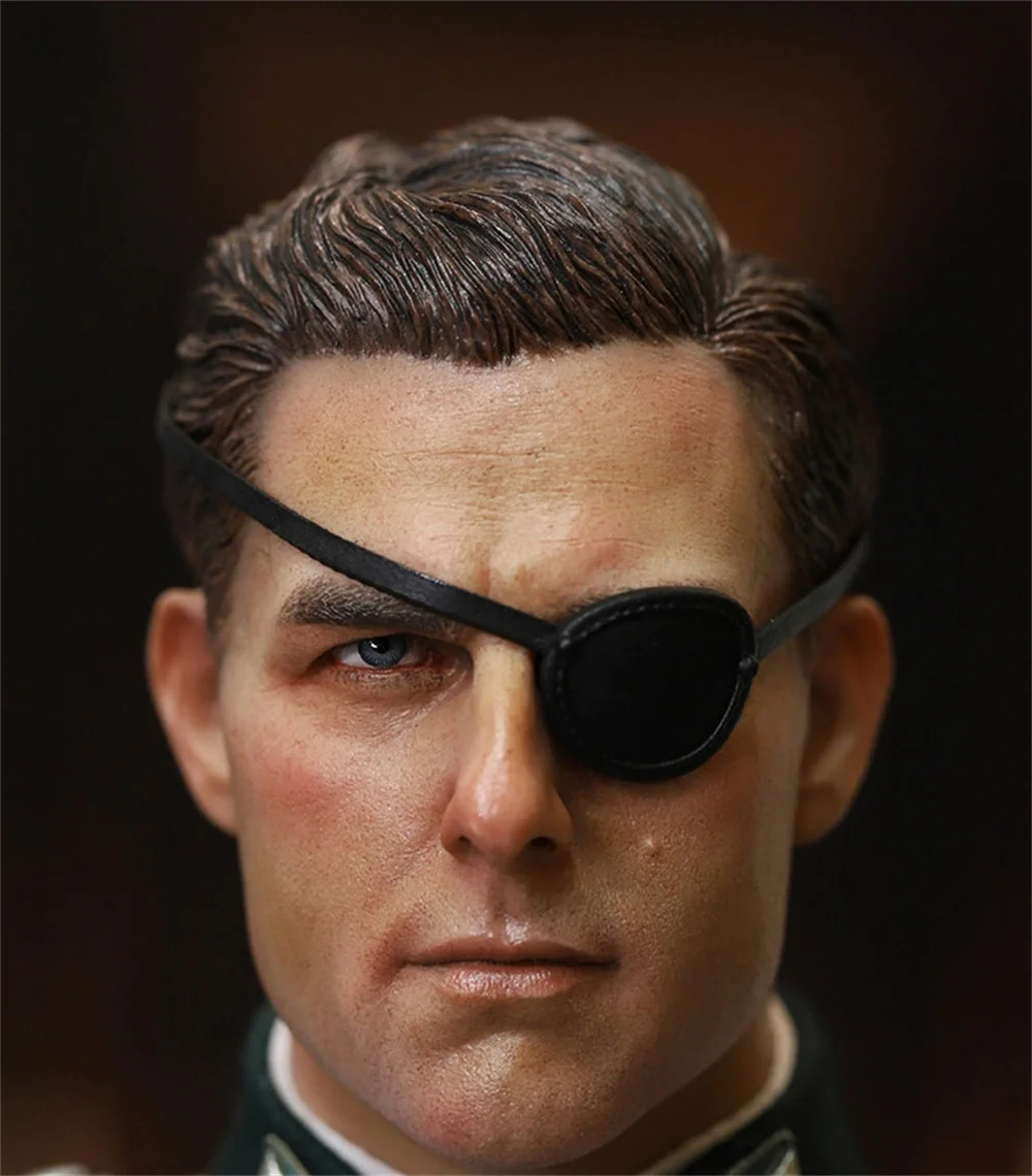 1/6 DID D80162 Tom Cruise Operation Valkyrie Military Special Mission with 2 Head Version Full Set Moveable Action Figure Gift