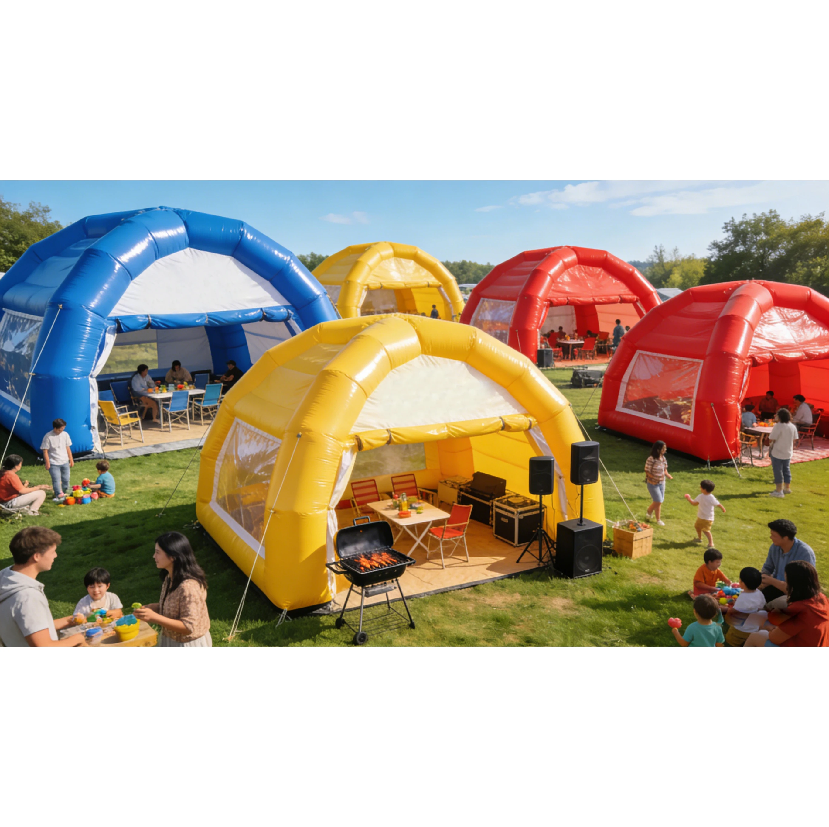 Factory Customize Outdoor Spider Shade Inflatable Canopy Tent Inflatable Gazebo Tent Pneumatic Inflatable Tents For Events