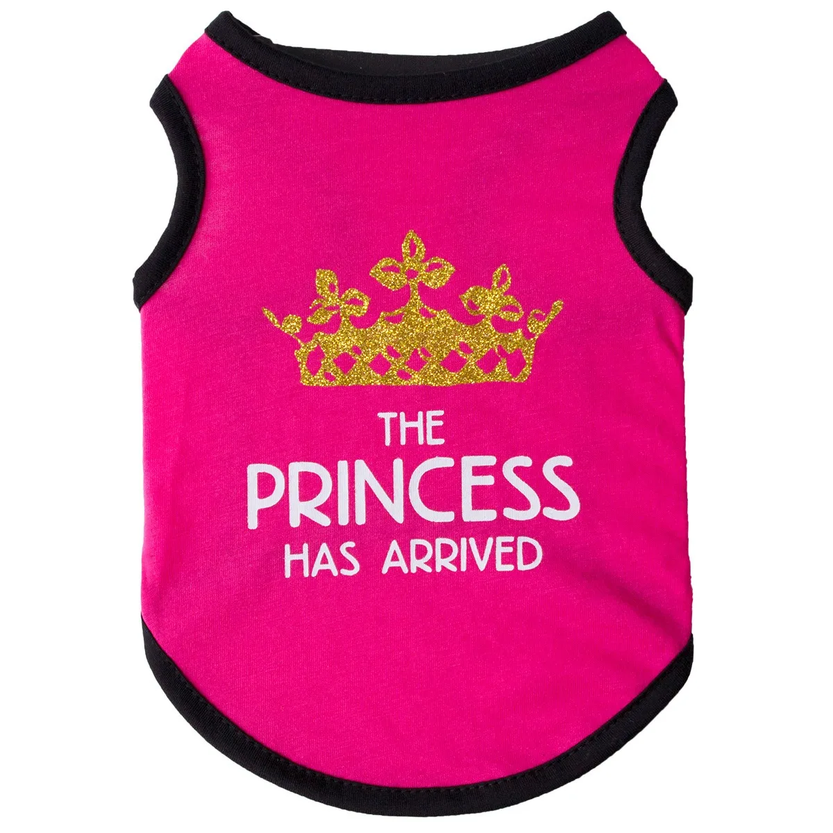 

Maltese Crown Vest Dog Summer Clothes Pet Breathable T-Shirt Teddy Letter Pattern Short Sleeve Pet Supplies