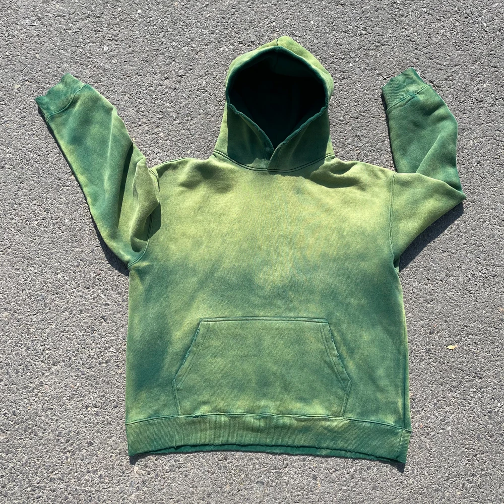 Wang Studio 450g Vintage American Washed out Hoodie Only for the Things You Love Studio Wang Pocket Square without Brand