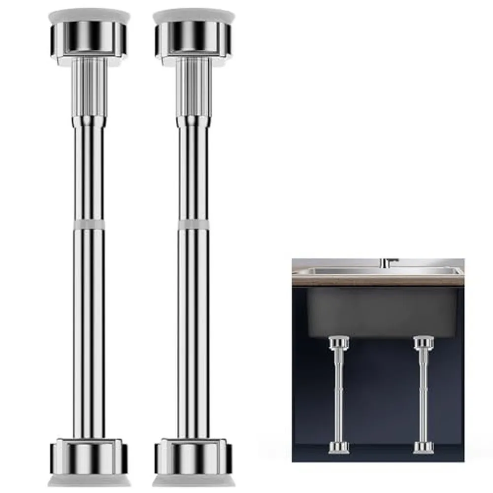 Undermount Kitchen Sink Support Rod Adjustable Stainless Steel Bracket For Heavy Basin Mounting Hardware Home Improvement