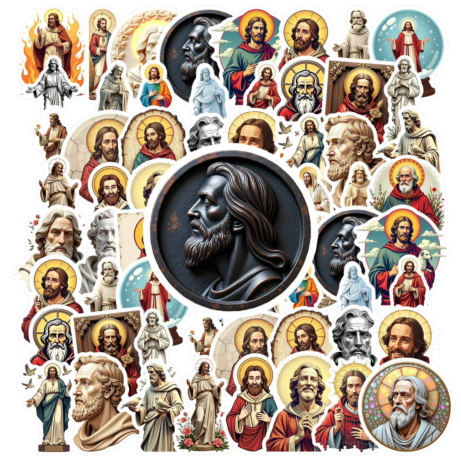 35-100-шт-наклейки-Священные-христианские-наклейки-наклейки-с-изображением-значка-канцелярские-наклейки-для-автомобиля-наклейка-телефон-ноутбук