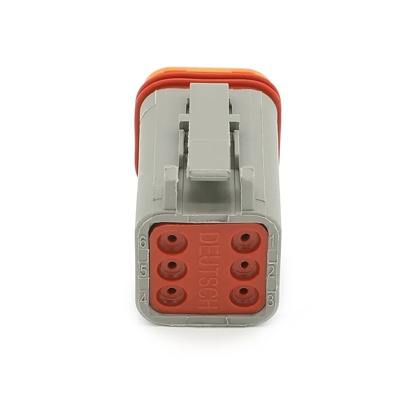 DT06-6S steckbarer wasserdichter Autostecker 6-poliger Deutsch authentischer Anschluss 1062-16-0122 weiblicher Kopf