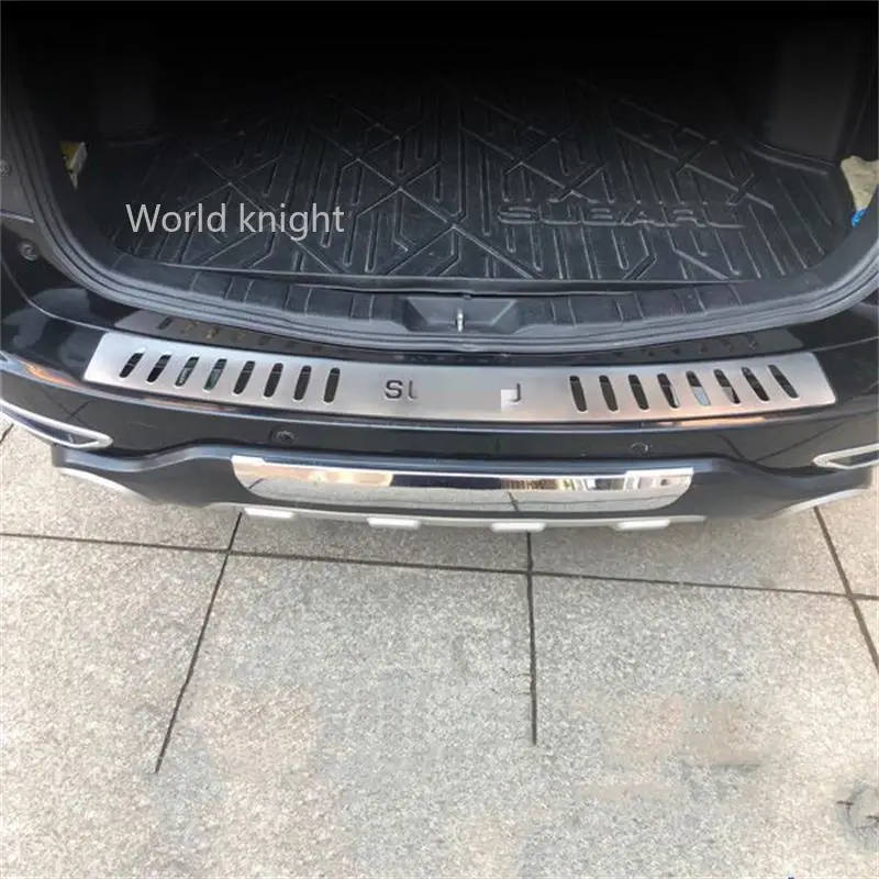 Car styling For Subaru Forester Outback XV 2009 - 2017 Stainless Steel car Rear Bumper Protector Sill Trunk Tread Plate Trim