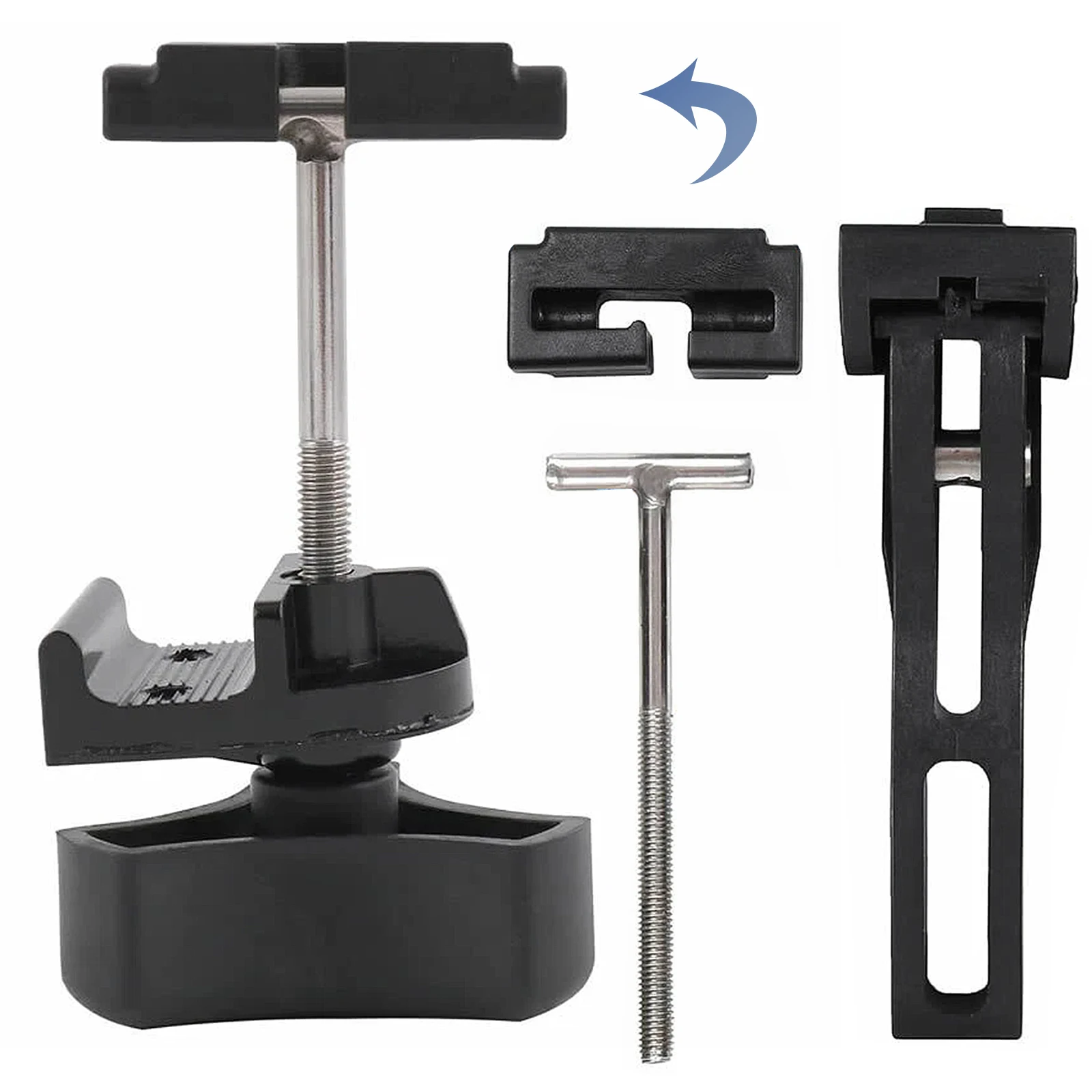 

Tonneau Cover Clamp Car Rear Front Clamp T-Bolts Truck Bed Cover Clamp Bolts Set for Hard Tri-fold & Quad-fold Truck Bed Cover