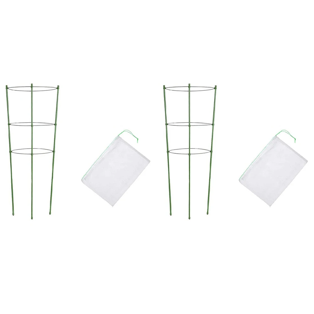 BAAJ-Bird Barrier Netting Mesh With Drawstring ,Garden Bug Netting Plant Cover For Protect Plant Flower From Insect Bird 2Pcs