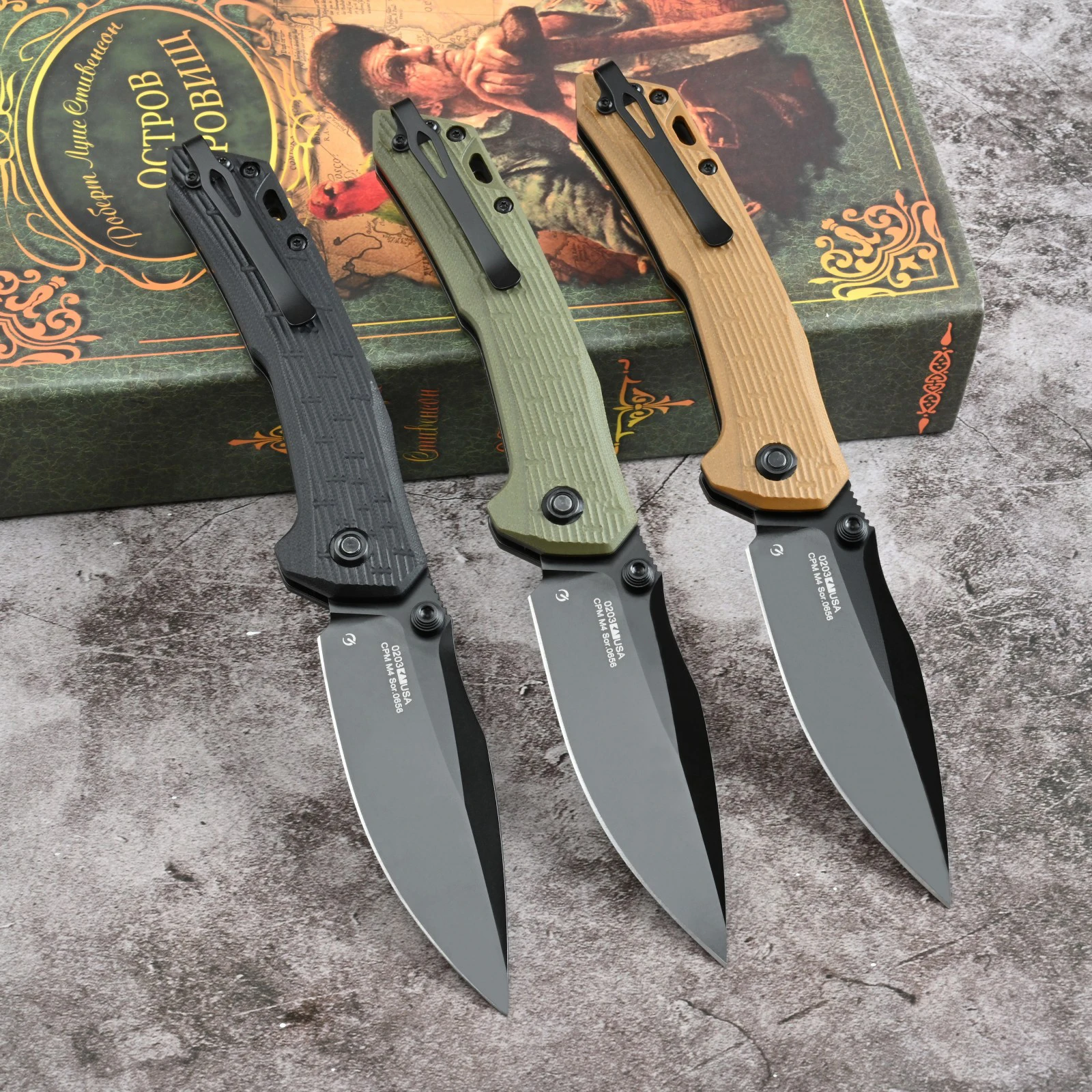 Folding Cutting Tool 0203 with - đánh giá và giá Survival Knife Full Tang