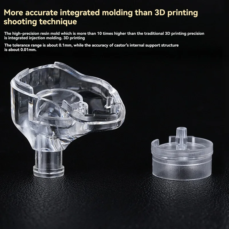 Ingenious-KZ Castor In Ear Headphones Hifi Bass Sound Noise Isolating Dual-Dynamic Driver Wired Earbuds