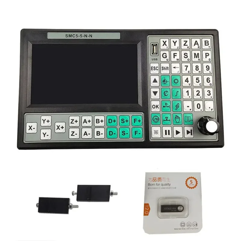 CNC Controller Instead Of Mach 3 USB Motion Card Offline Control 5 Axis 500KHz 7Inch Screen 3D Printing Wood Machine