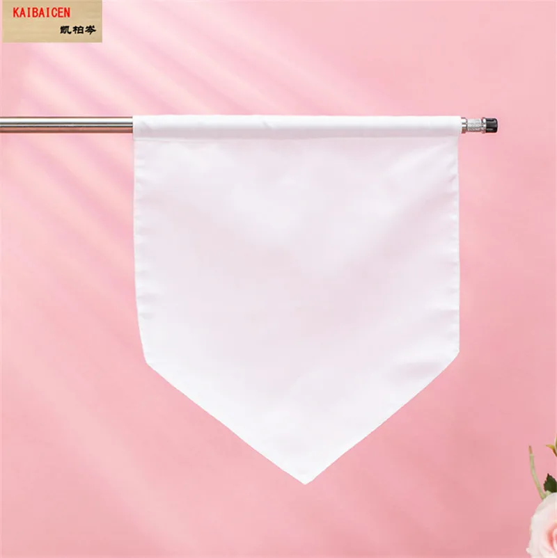 

100pcs/lot Sublimation Blanks Flags heat transfer company garden Decorative tarp Indoor Outdoor Yard Lawn flag Hot Selling